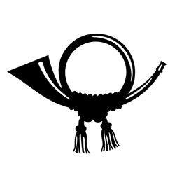 SYGNAŁÓWKA odblaskowa naklejka na auto czarna