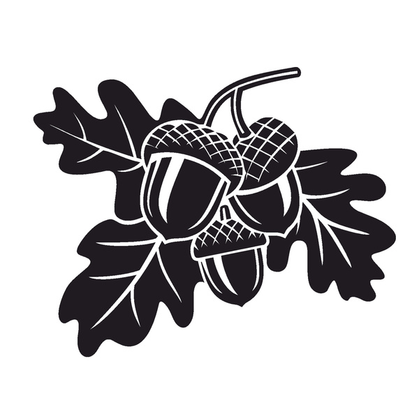 Myśliwska koszulka bawełniana T-shirt khaki mały nadruk - LIŚCIE DĘBU