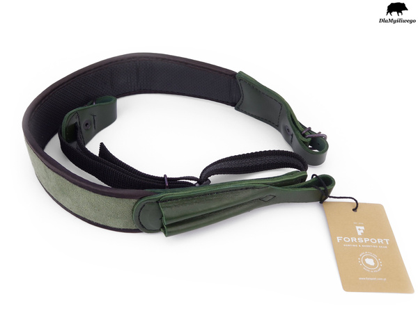 Pas do broni myśliwskiej z ładownicą – zielony
