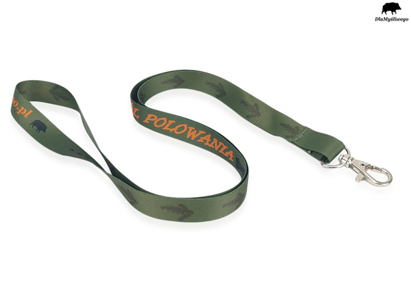 KRÓL POLOWANIA – smycz myśliwska z karabińczykiem