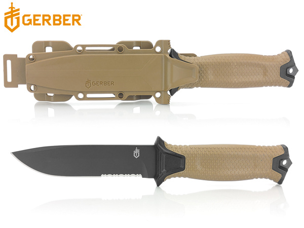 Nóż taktyczny z głownią stałą GERBER Strongarm SE coyote