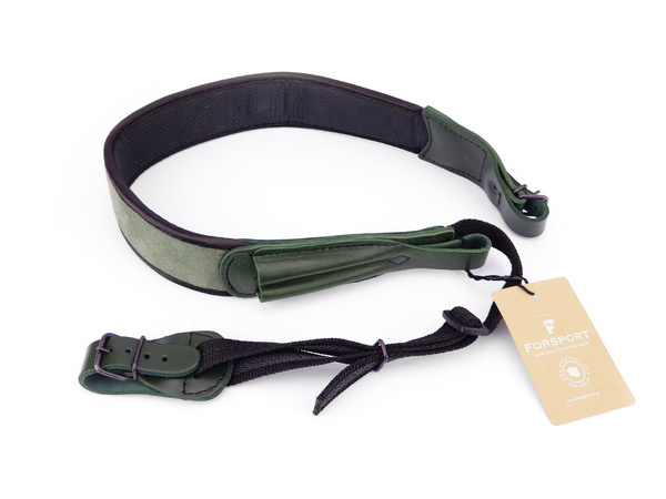 Pas do broni myśliwskiej z ładownicą – zielony