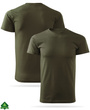 Bawełniana wojskowa koszulka T-shirt MON / WOT - kolor zieleń wojskowa