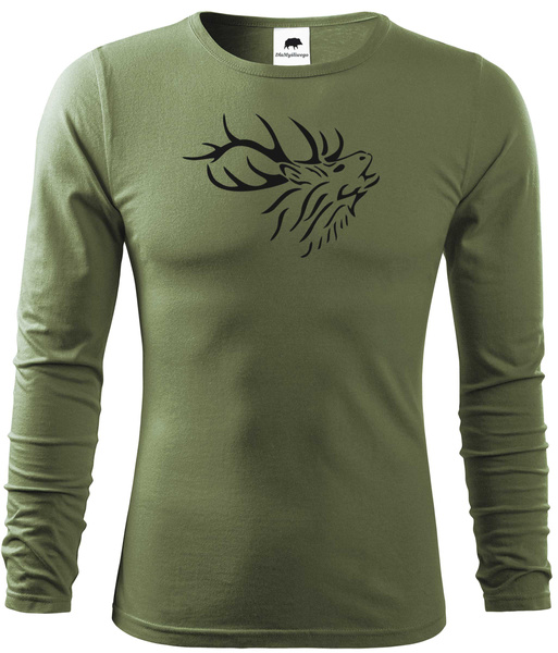 Longsleeve khaki - BYK NA RYKOWISKU