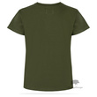 Dziecięca koszulka T-shirt, kolor khaki, nadruk KOZIOŁEK