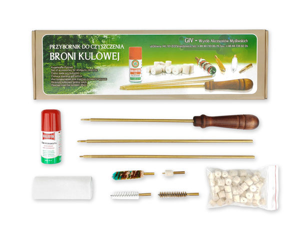 Zestaw do czyszczenia broni kulowej kal: 9,3