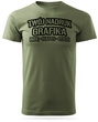 Koszulka T-shirt z własnym nadrukiem - khaki