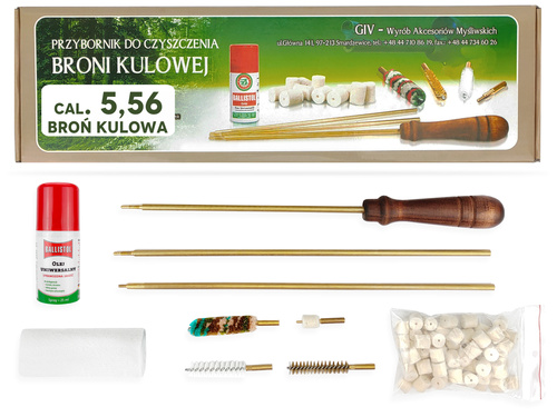 Zestaw do czyszczenia broni kulowej kal: 5,6