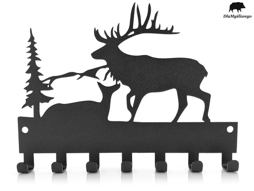 Metalowy wieszak ozdobny wzór BYK Z ŁANIĄ