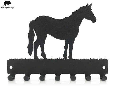 Metalowy wieszak ozdobny wzór KOŃ