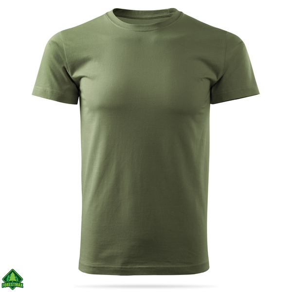 Bawełniana wojskowa koszulka T-shirt MON / WOT - kolor khaki