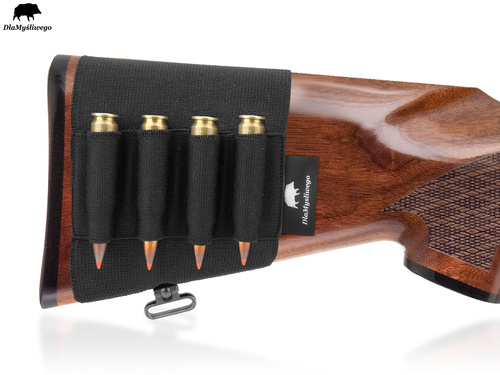 Ładownica do broni DlaMyśliwego na kolbę - 4 szt. amunicji kulowej