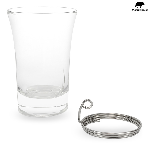 Kieliszek szklany ze smyczą DARZ BÓR