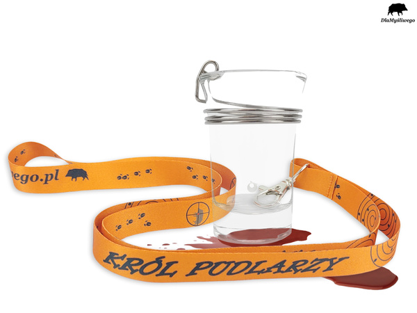 Kieliszek szklany z dziurą - wyróżnienie dla KRÓLA PUDLARZY