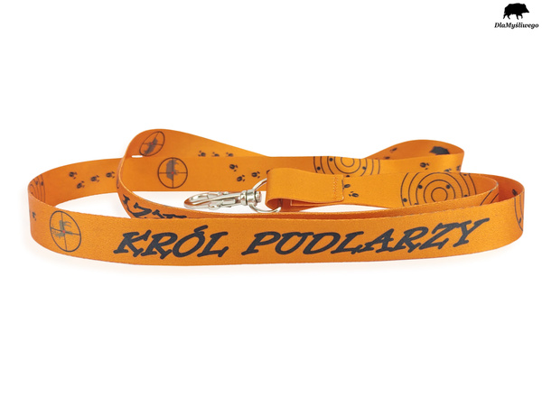 KRÓL PUDLARZY – smycz myśliwska z karabińczykiem