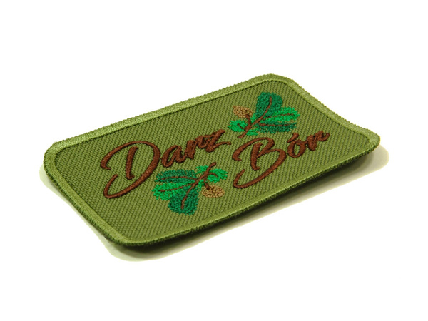 Darz Bór naszywka prostokątna