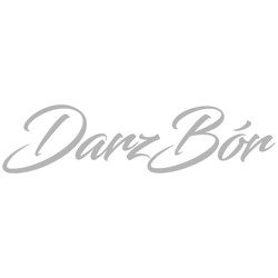 DARZ BÓR odblaskowa naklejka na auto srebrna