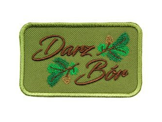 Darz Bór naszywka prostokątna