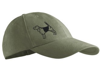 Beagle czapka z daszkiem khaki