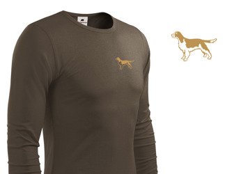 Springer Spaniel koszulka longsleeve brązowa