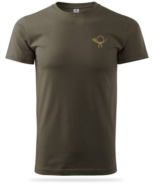 Koszulka myśliwska T-shirt nadruk - Sygnałówka