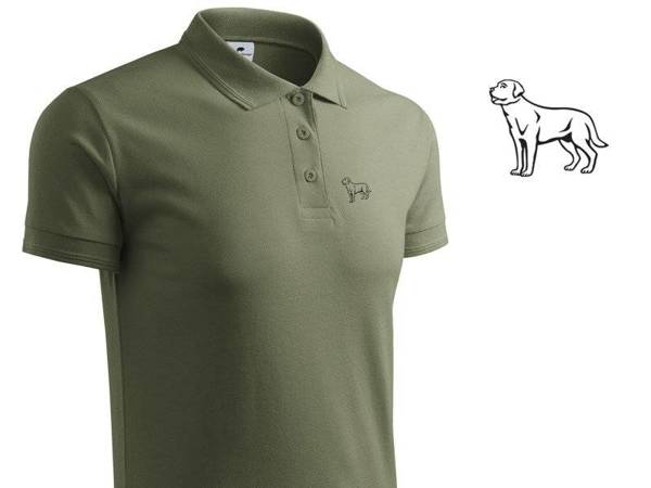 Labrador Retriever koszulka POLO khaki