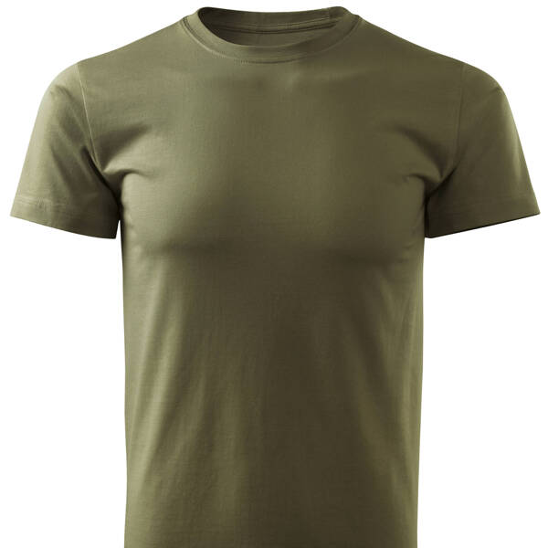 Męska koszulka bawełniana T-shirt - military, roz. M