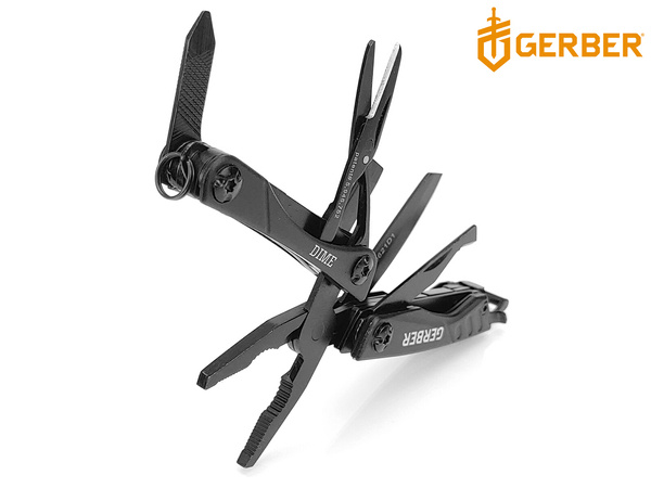 Multitool mini GERBER Dime black - 12 narzędzi