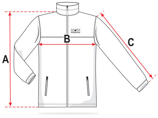 Myśliwska bluza polarowa rozpinana z naszytym emblematem BYK W WIEŃCU