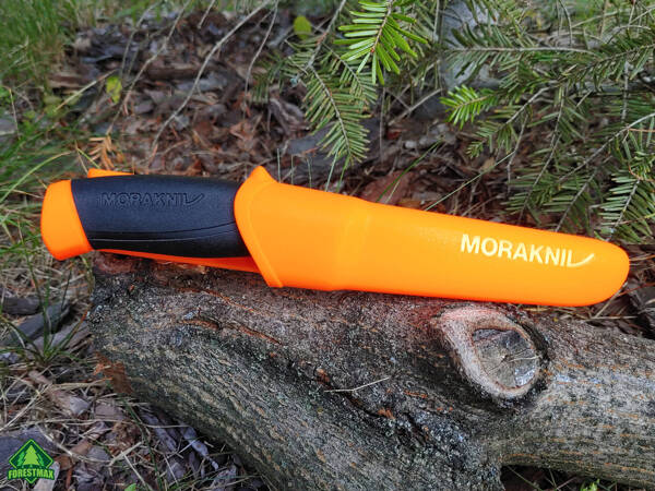 Nóż MORAKNIV Companion Haevy Duty - stal węglowa - pomarańczowy fluo - pudełko prezentowe