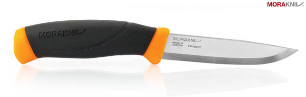 Nóż MORAKNIV Companion - stal nierdzewna - pomarańczowy fluo