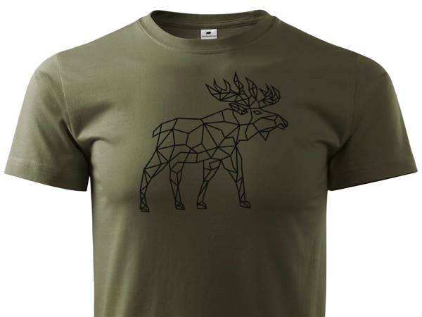 T-shirt dla myśliwego koszulka z nadrukiem Łosia