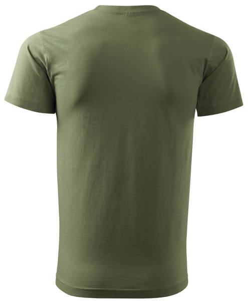 T-shirt khaki nadruk PYTASZ DZIKA?