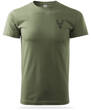 Koszulka myśliwska T-shirt nadruk - Głowa Byka