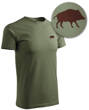 Koszulka myśliwska T-shirt z haftem - DZIK