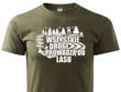 T-shirt military WSZYSTKIE DROGI PROWADZĄ DO LASU